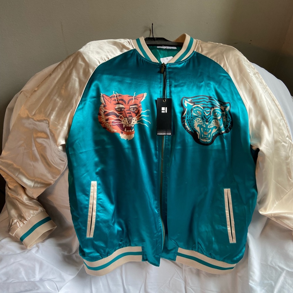 Brand new satin bomber jacket by standard issue